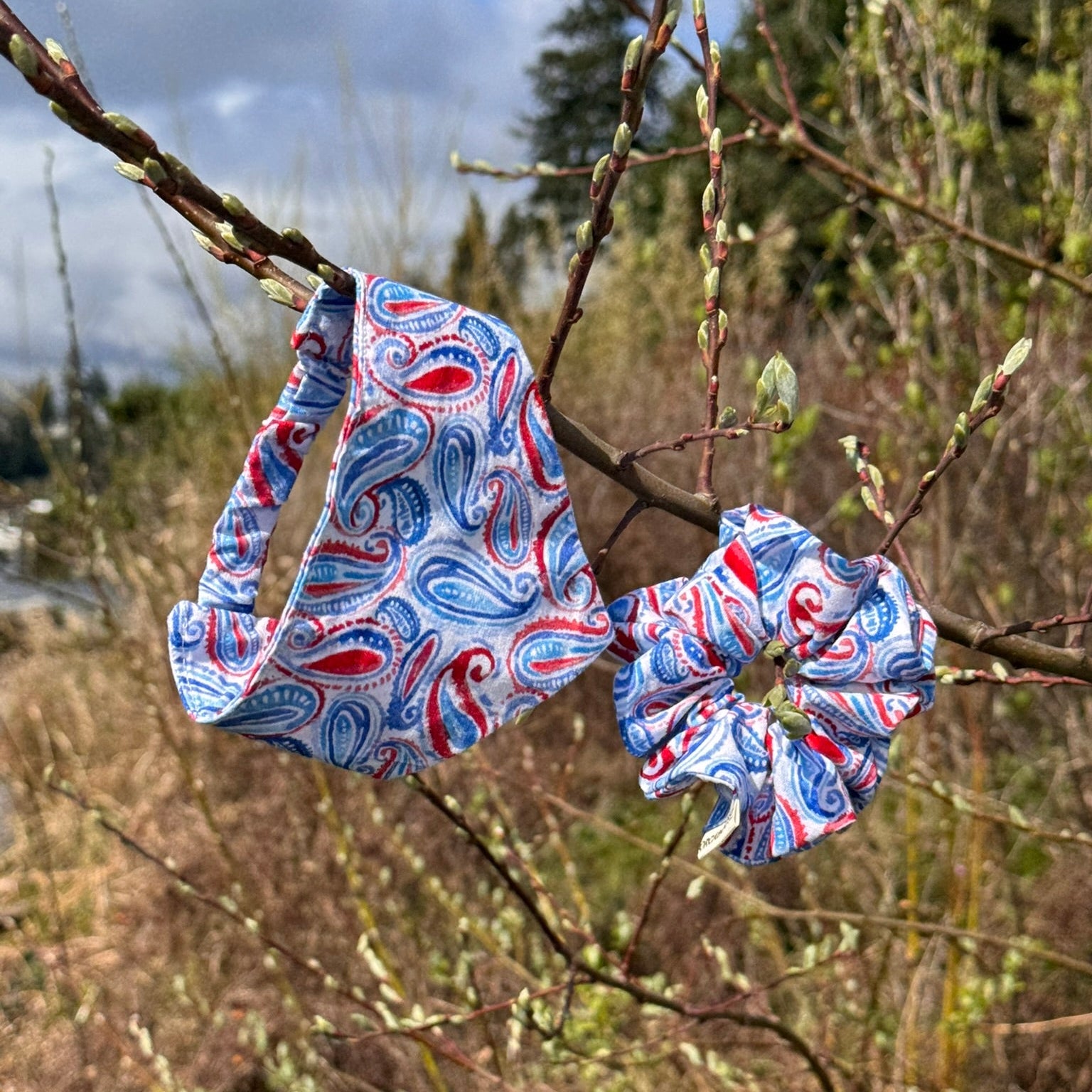 Matching Bandana & Scrunchie Set